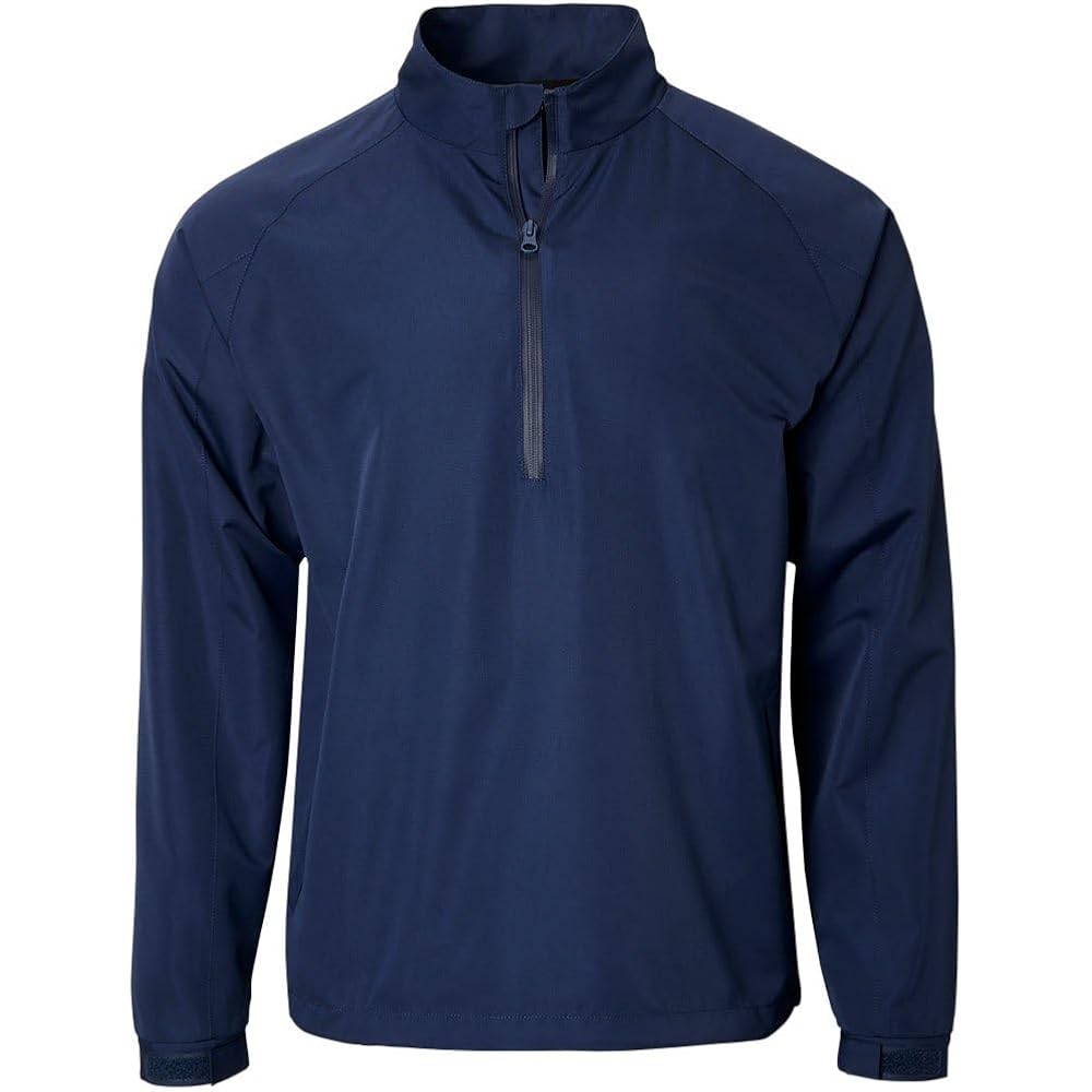 メンズウェア FR2 GOLF Numbered Pullover M navy TGW Men's Packable Vapor Golf Rain Shirt Jacket Pullover for